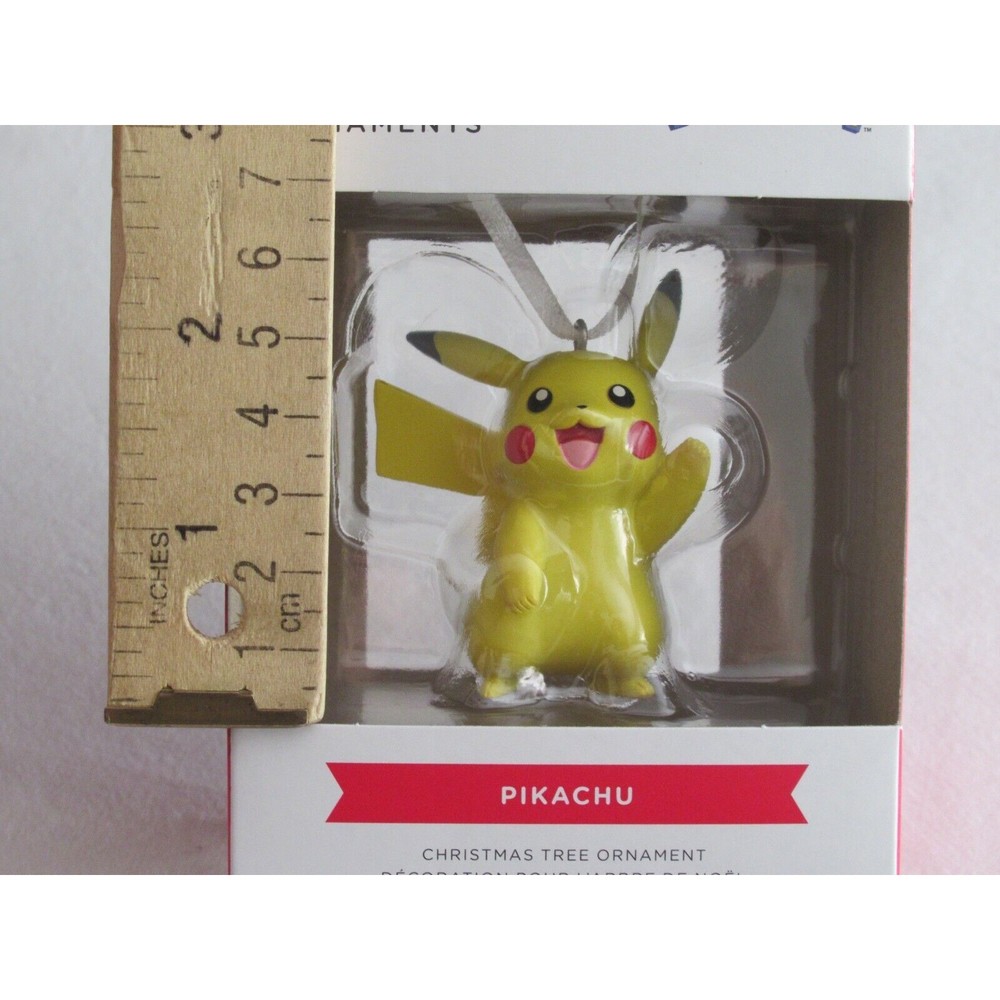 NEW 2021 Hallmark PIKACHU Pokemon Hanging Christmas Tree Ornament Walmart - Picture 2 of 11